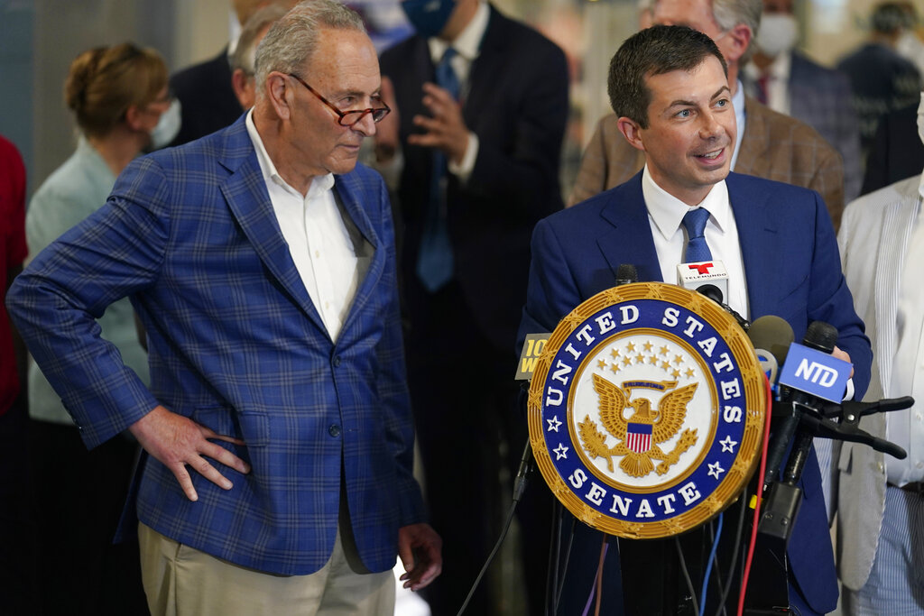 pete-buttigieg-chuck-schumer