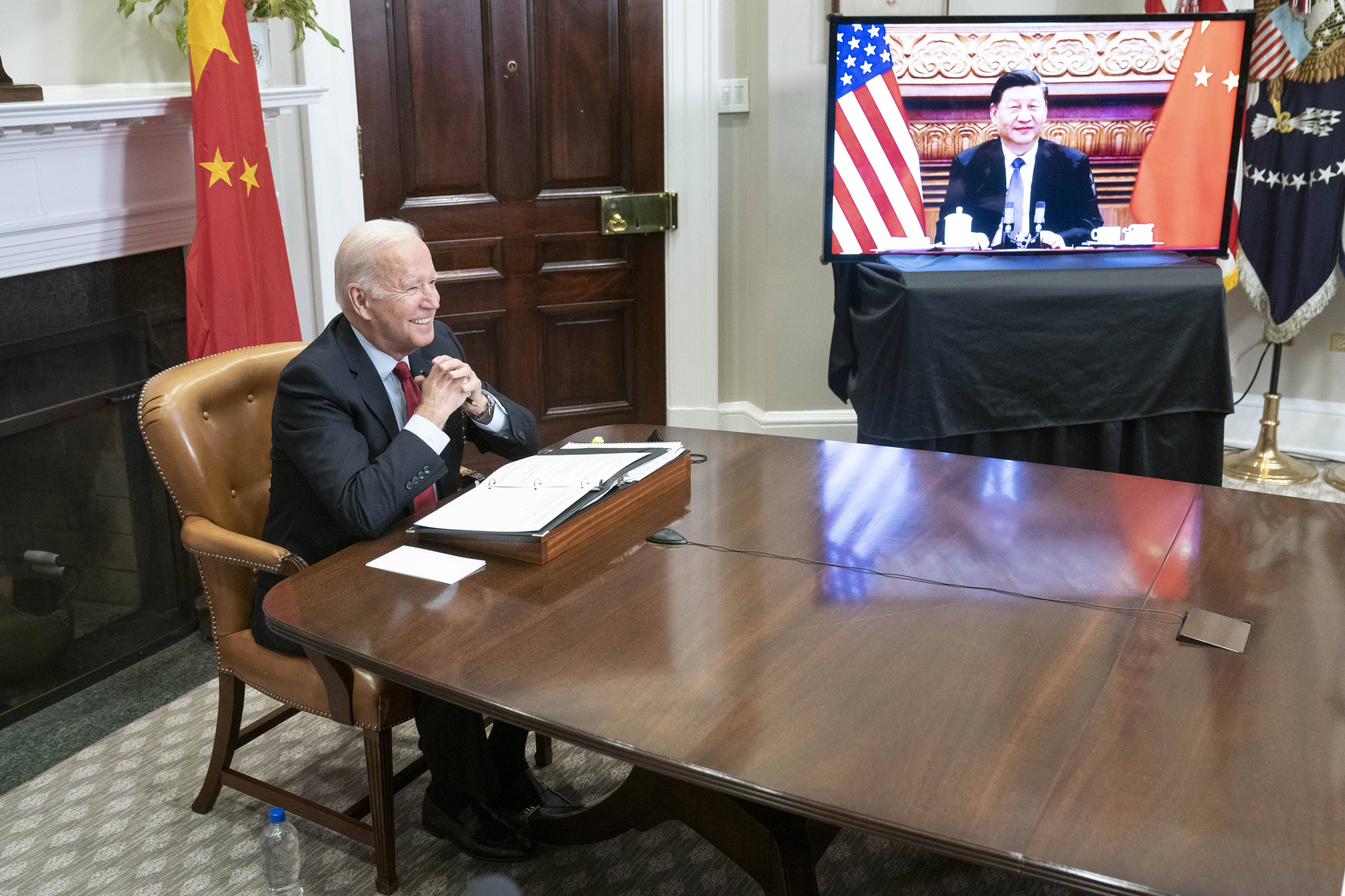 president-biden-meets-virtually-with-president-of-the-peoples-republic-of-china-xi-jinping