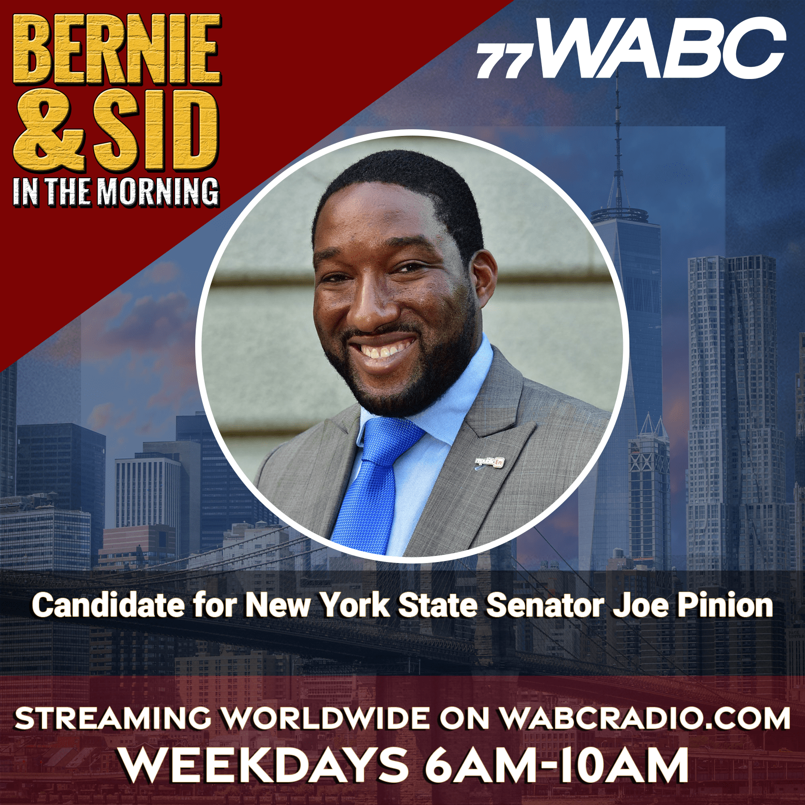 Candidate for New York Senator Joe Pinion 5182022 77 WABC