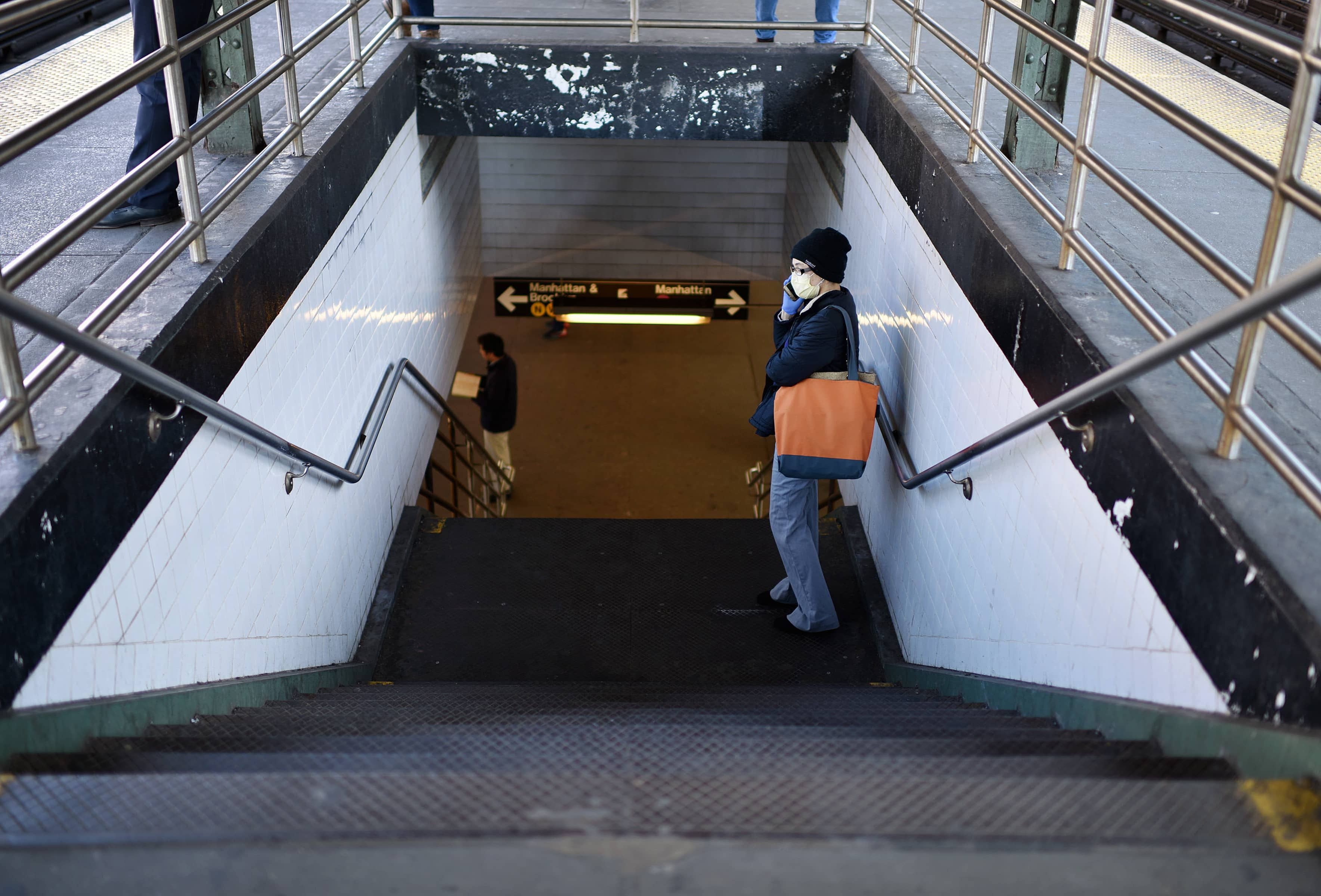 ny-subway-platforms-near-empty-as-ridership-dwindles-during-pandemic