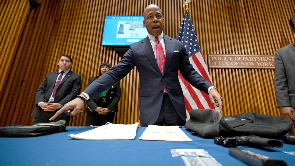 ny-new-york-city-mayor-adams-makes-public-safety-announcement-with-doe-head-david-banks