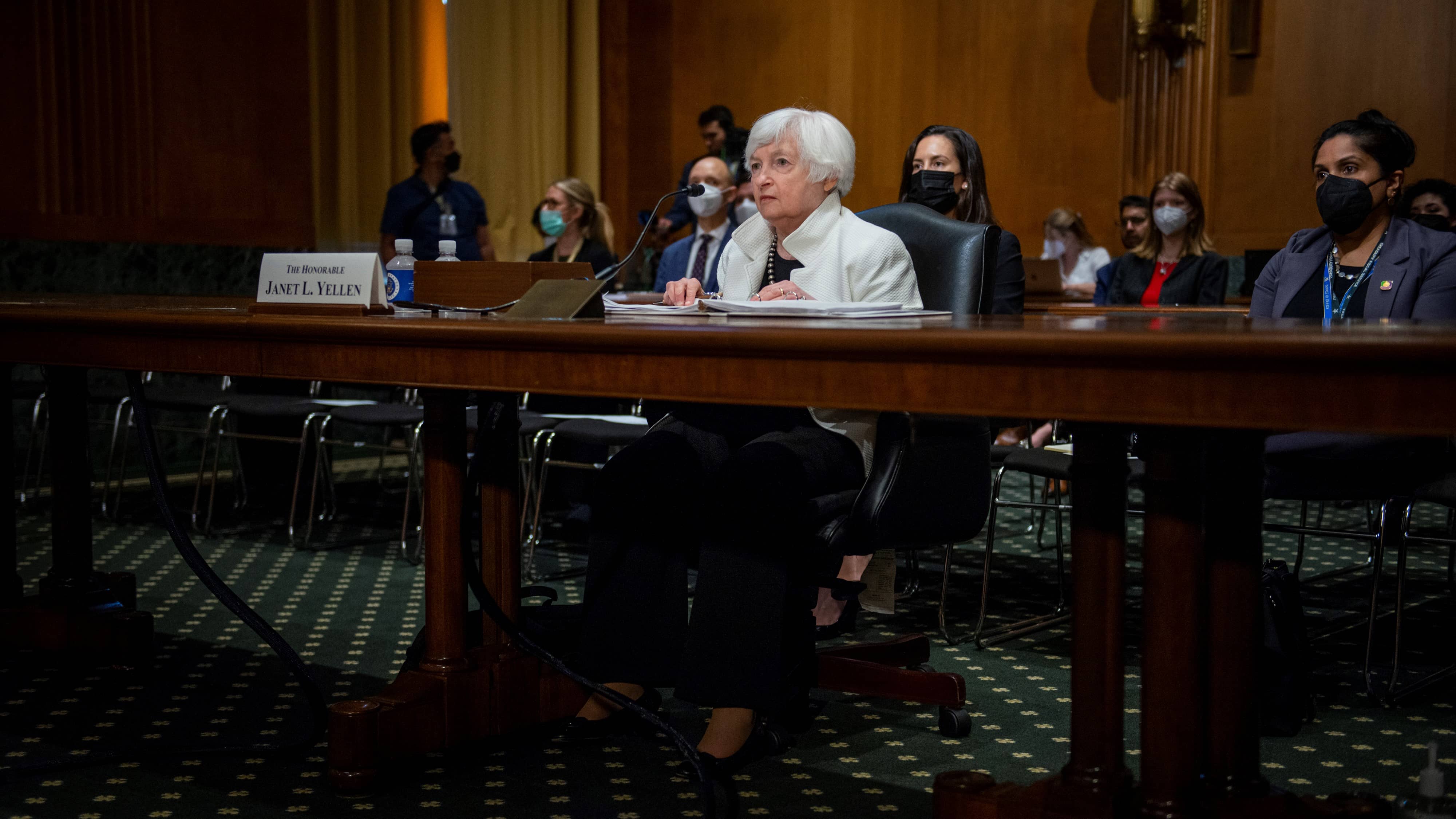 united-states-secretary-of-the-treasury-janet-yellen-appears-before-a-senate-committee-on-finance-hearing