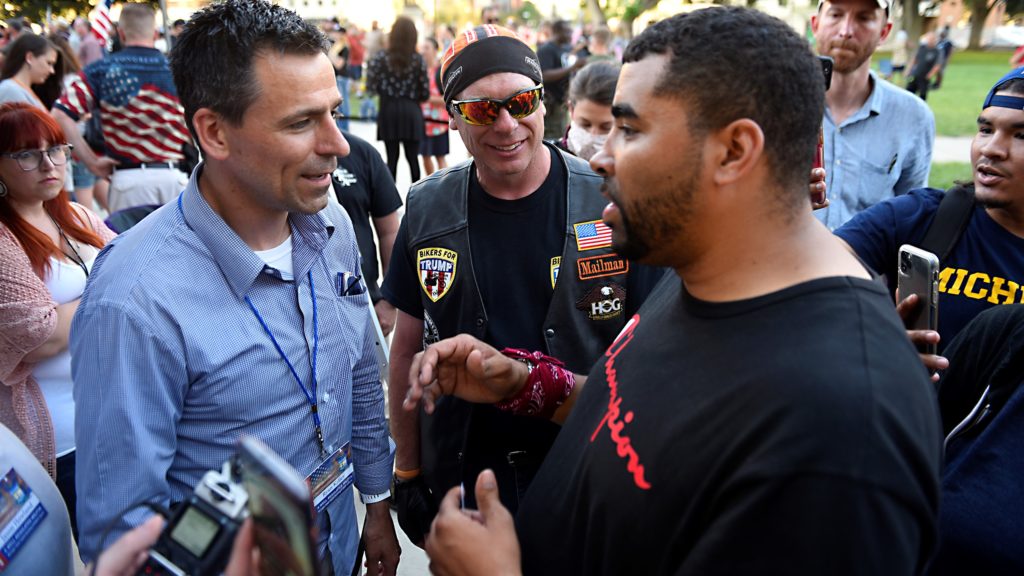 police-brutality-protest-meets-militia-demonstration-at-michigan-capitol