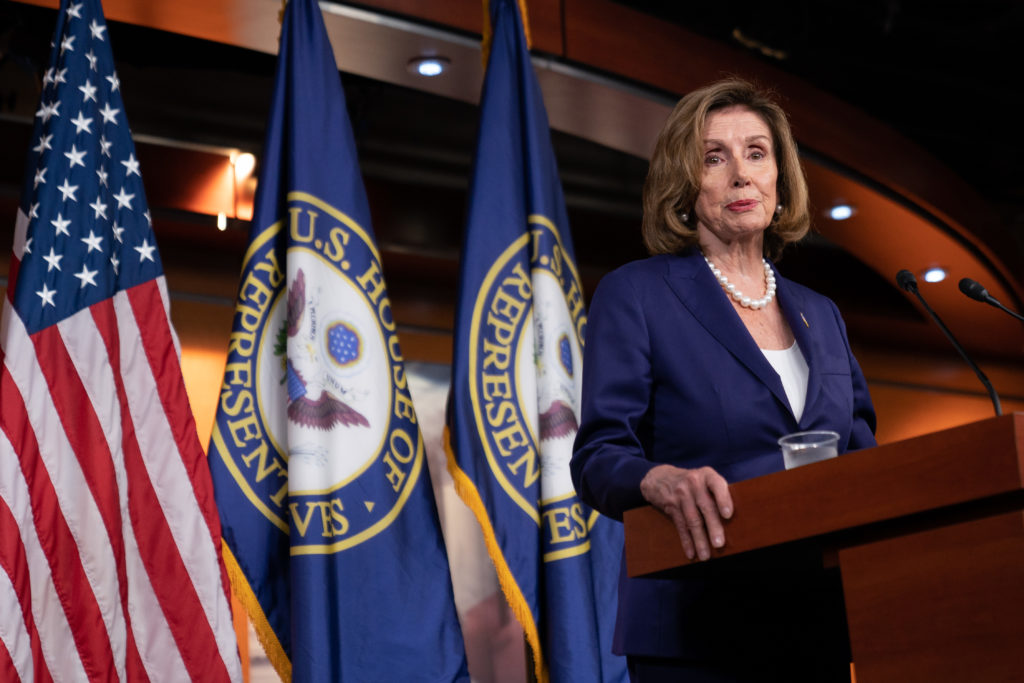 speaker-of-the-united-states-house-of-representatives-nancy-pelosi-holds-a-news-conference-on-capitol-hill