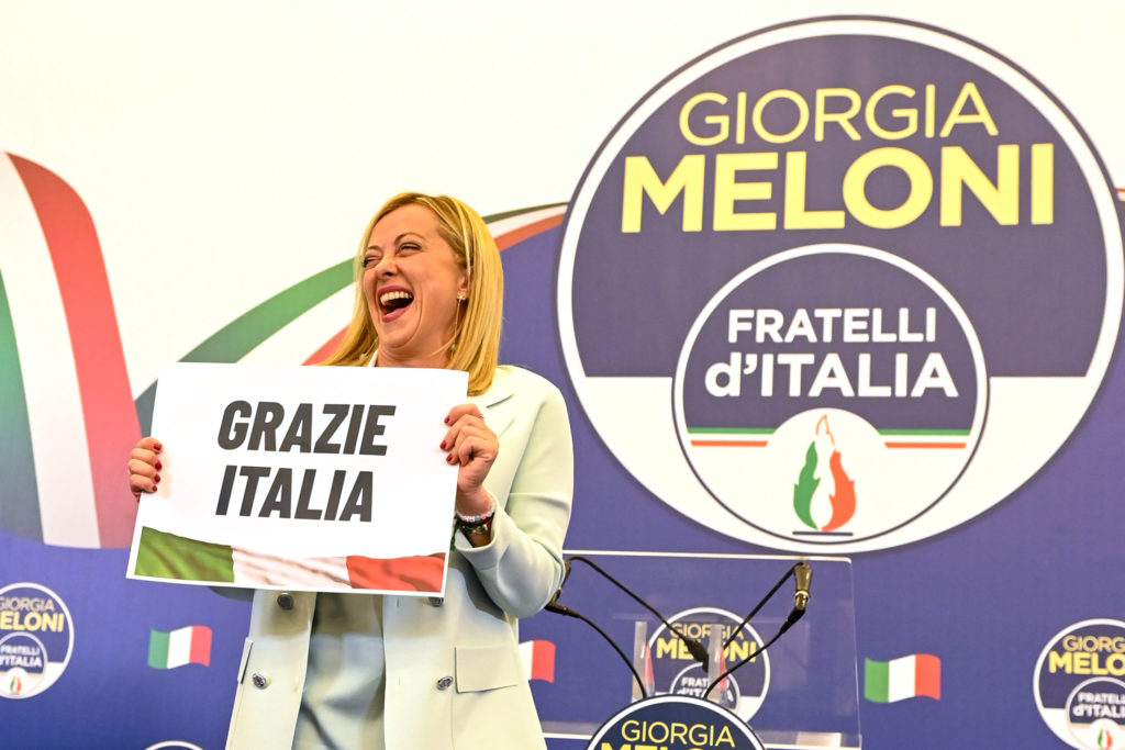 italy-no-web-and-newspapers-only-for-italians-political-elections-2022-giorgia-meloni-celebrates-the-victory