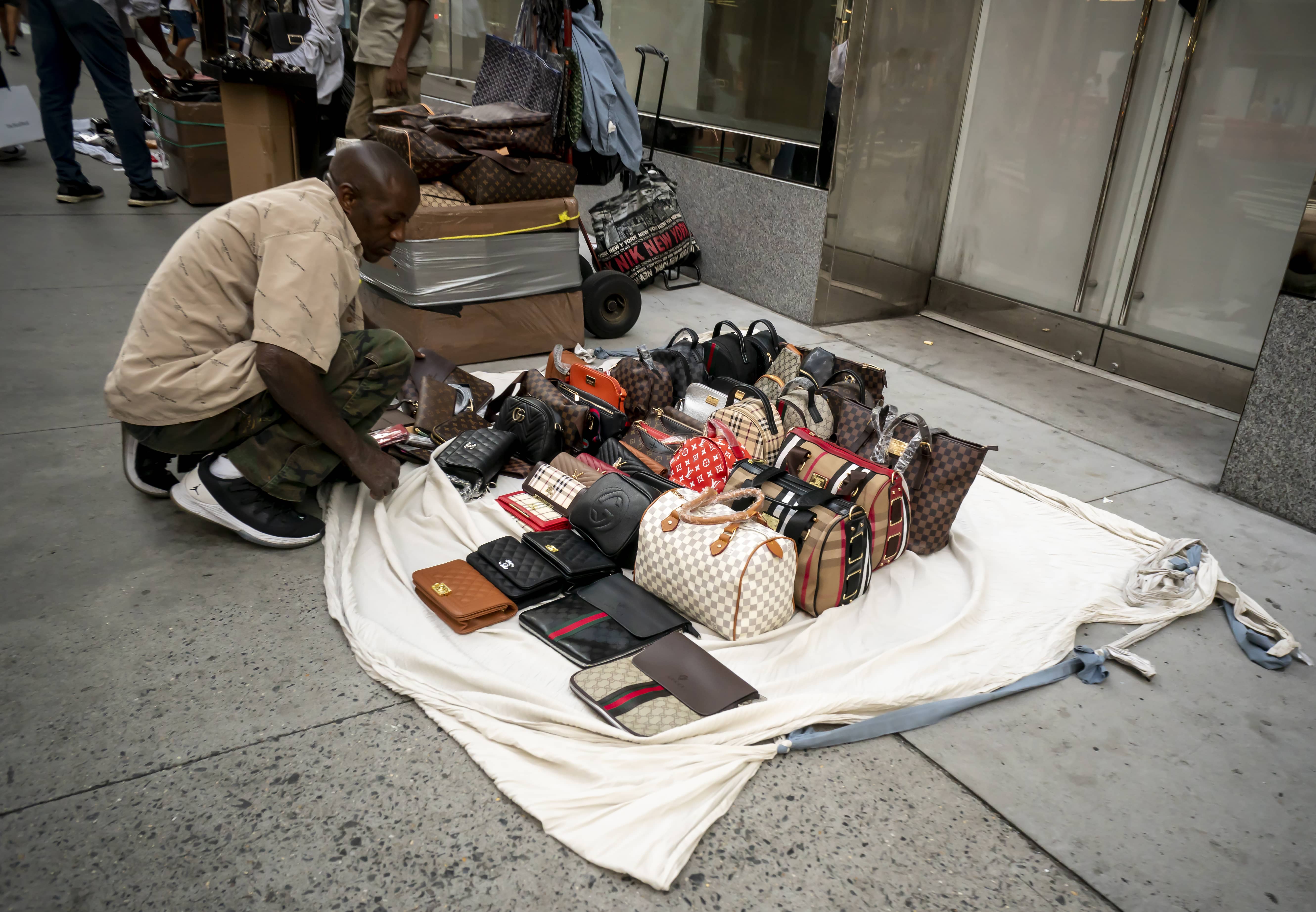 Bag, shoe counterfeiters back in force on NYC's Canal Street