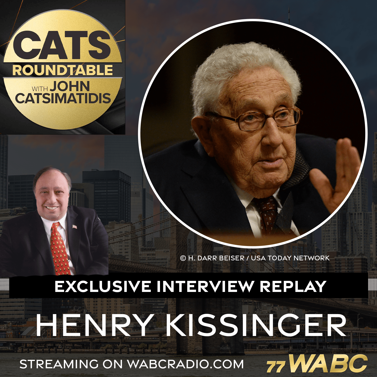 John Catsimatidis Interviews Henry Kissinger 77 Wabc 3394