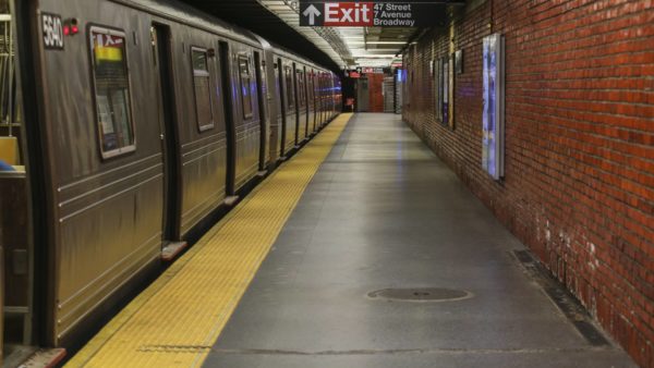 A vicious attack in a subway station