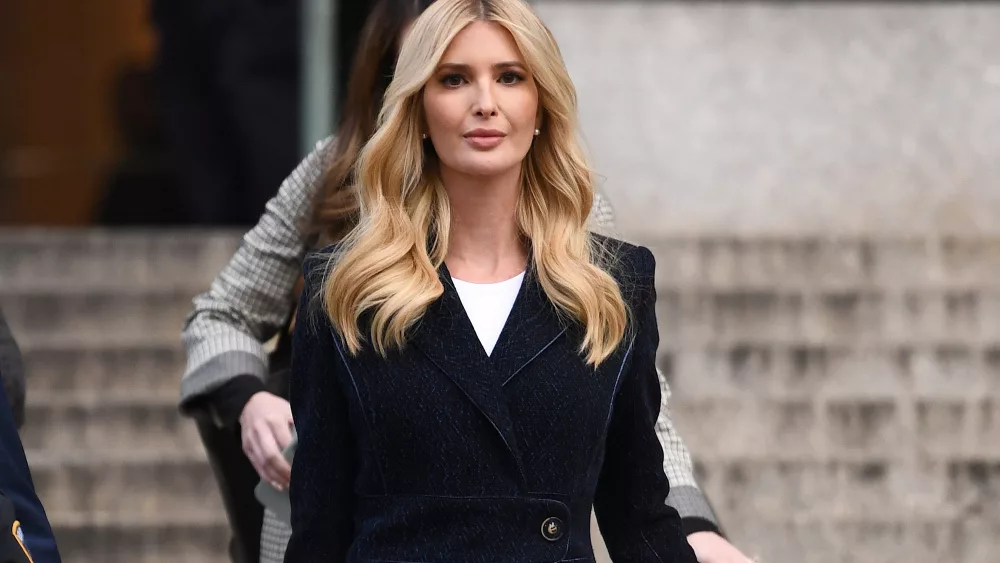 Ivanka Trump seen leaving the Manhattan Supreme Courthouse after testify in the civil fraud trial of her father, the former U.S. President Donald Trump, New York, NY, November 8, 2023.