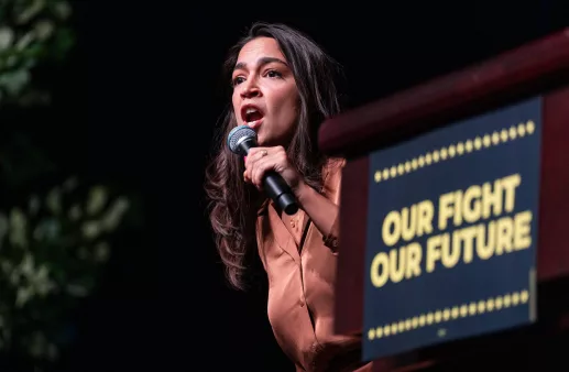 AOC is very upset with Senator Schumer
