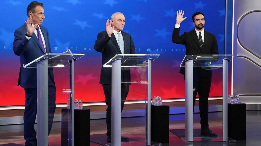 candidates-participate-in-mayoral-debate-in-new-york