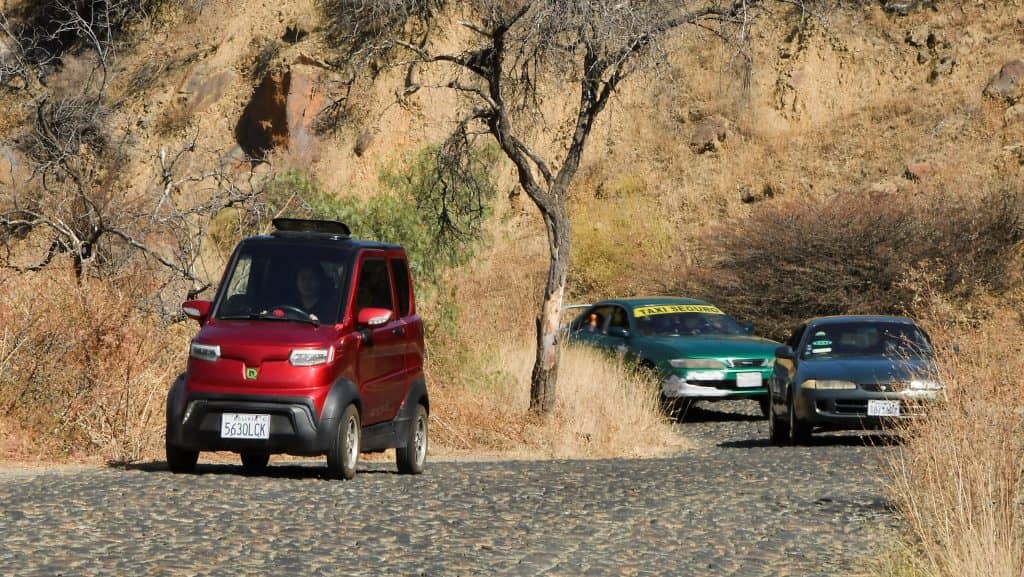 Road to the Future Features Tiny Cars