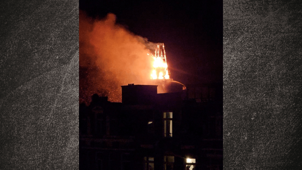 Shocking Fire and Attacks on Cops in Amsterdam