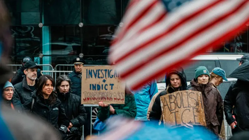ANTI-TRUMP WALKOUT HITS NYC…