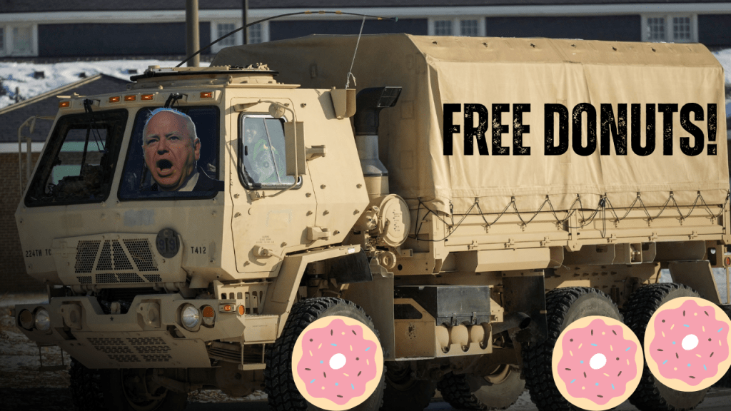 Minnesota National Guard Gives RIOTERS Donuts & Coffee?!