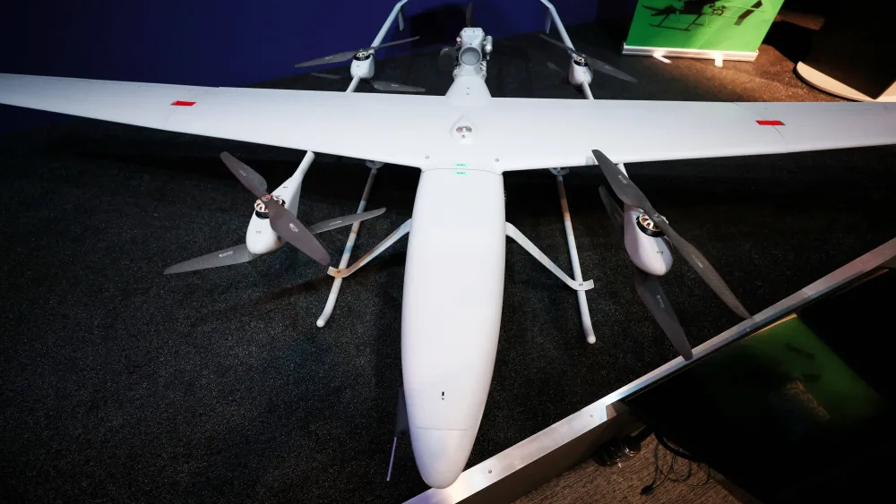 file-photo-a-callen-lenz-surveillance-drone-is-displayed-in-a-room-at-the-bae-systems-warton-factory