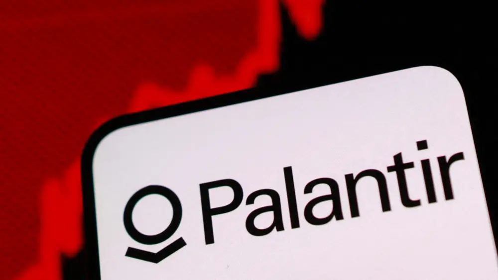 illustration-shows-palantir-logo-and-rising-stock-graph