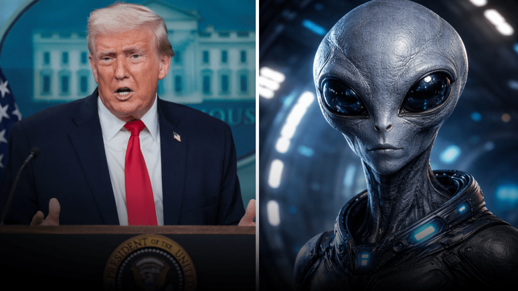 PRESIDENT TRUMP PREPARES TO RELEASE ALIEN INFORMATION