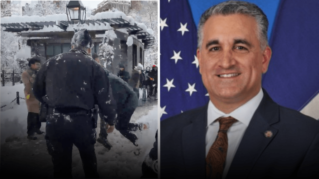 SBA President Slams Snowball Assault on NYPD