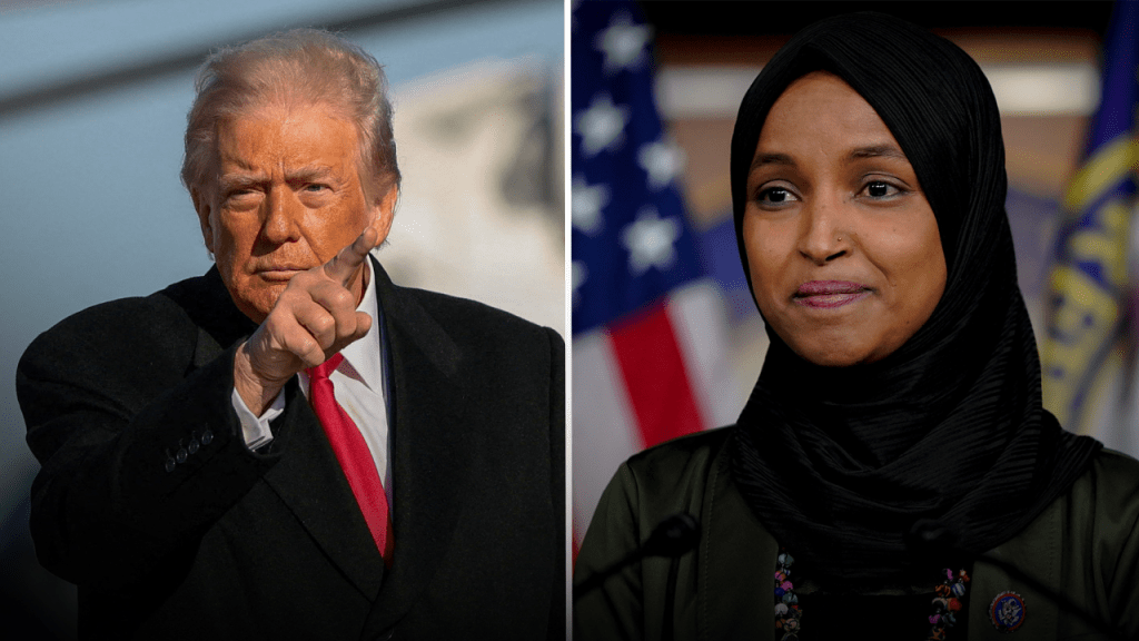 Trump BLASTS Ilhan Omar…