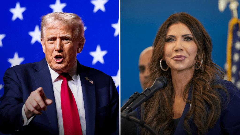 Trump Promotes Kristi Noem