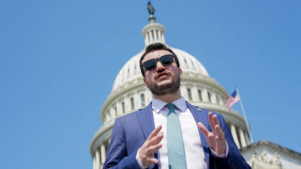 columbia-university-graduate-and-pro-palestinian-activist-mahmoud-khalil-visits-capitol-hill-in-washington