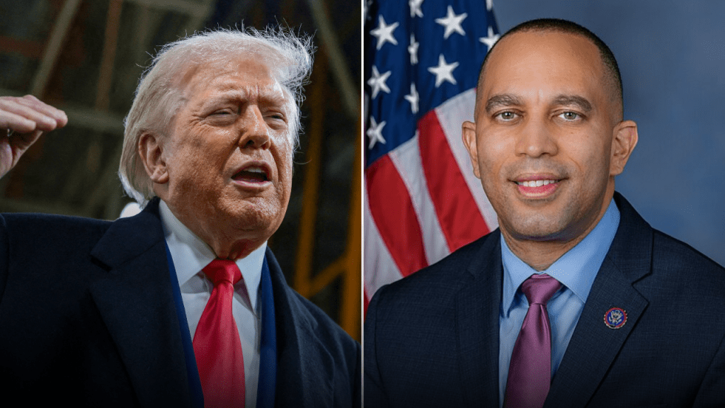 Trump Blasts Hakem Jeffries…