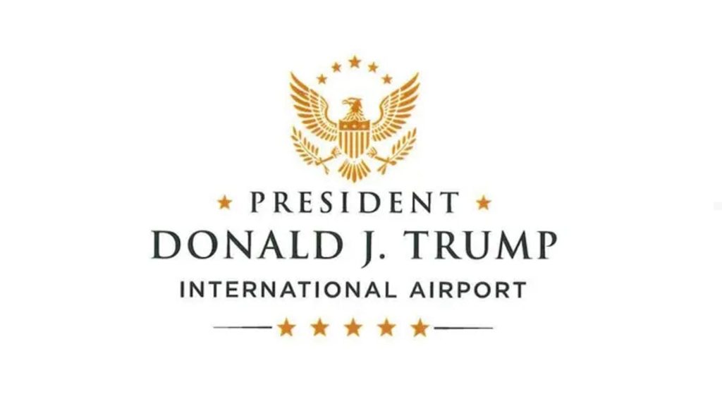 Eric Trump Shows Off Logo for Trump-Named Airport
