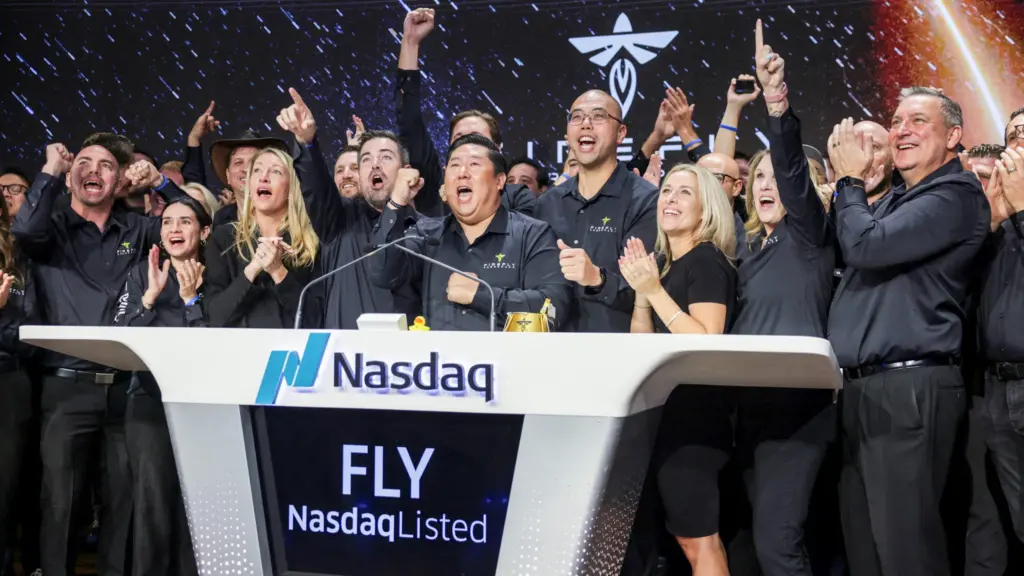 rocket-maker-firefly-aerospace-ipo-at-the-nasdaq-marketsite-in-new-york-city