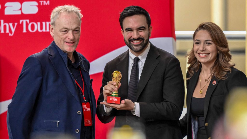 Mamdani Helps Kick Off World Cup Trophy Tour In NYC As FIFA Fever Builds