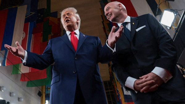Trump Says He Asked FIFA To Review Balogun Red Card