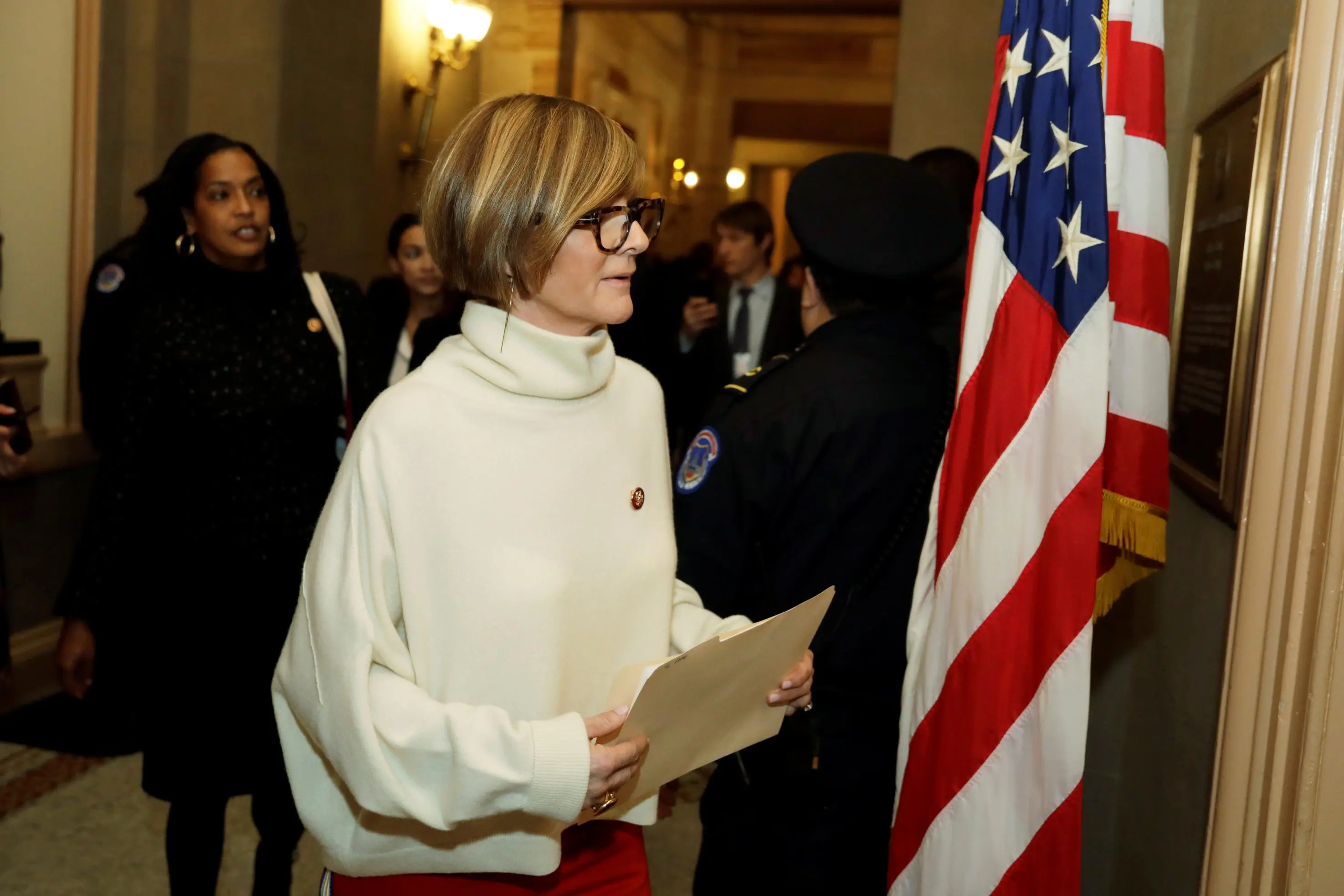 freshmen-house-democrats-deliver-petition-urging-mcconnell-to-end-shutdown-on-capitol-hill-in-washington