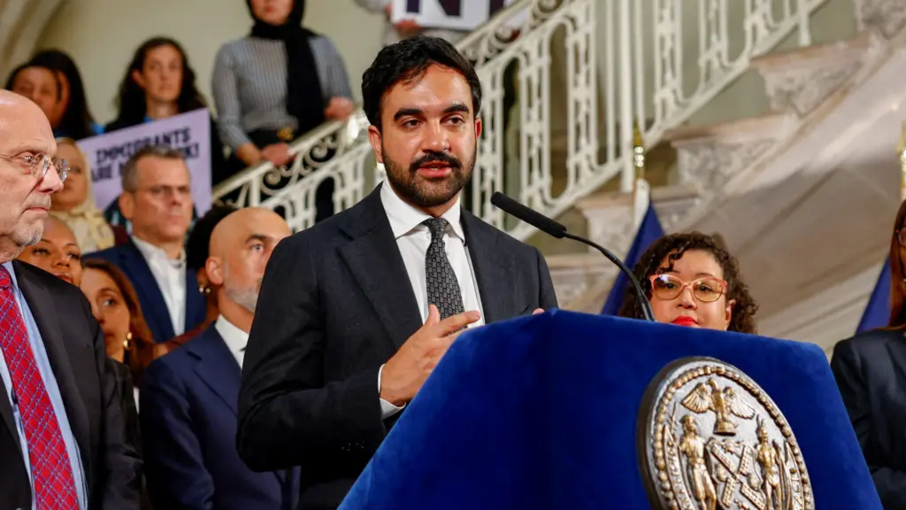 new-york-city-mayor-zohran-mamdani-speaks-during-a-press-conference-to-announce-new-legal-action-to-protect-immigrant-families-at-city-hall-in-new-york