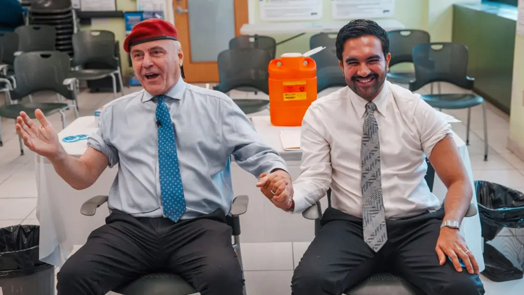 new-york-city-mayor-zohran-mamdani-gets-his-seasonal-flu-shot
