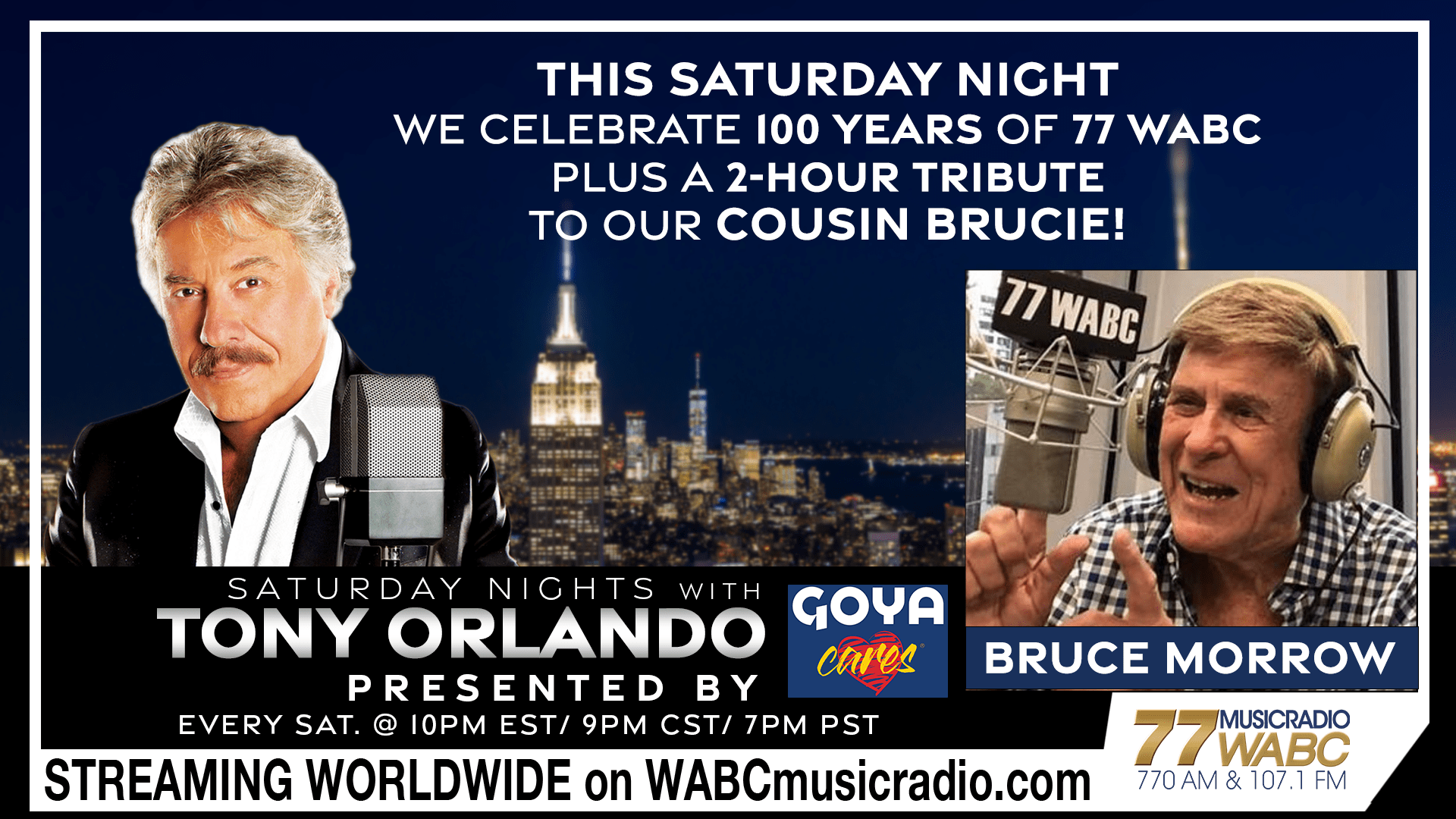 This Saturday Night We Celebrate 100 Years of 77 WABC Plus A 2