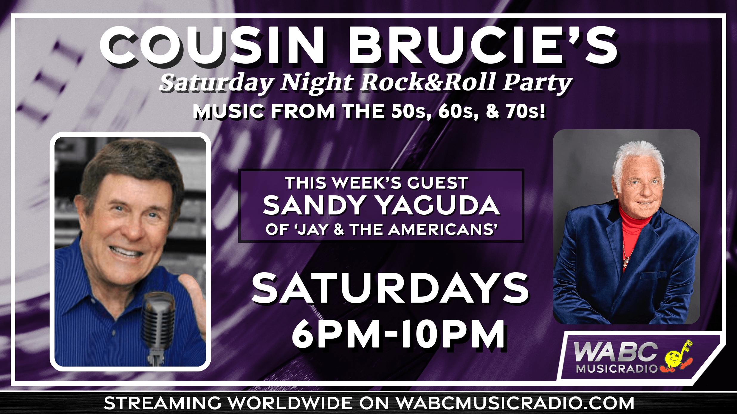 This Saturday Night's Special Guest Is Sandy Yaguda of 'Jay & The