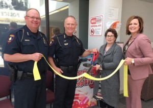 Drug Drop Box Ribbon Cutting