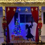 Winner 2 - 71 Votes: The Nutcracker inspired porch Christmas decorations