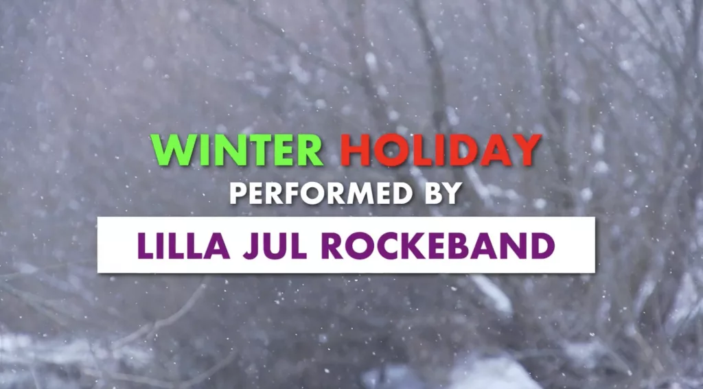 lilla-jul-rockeband-sign