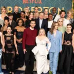 Cast and crew attend Netflix Bridgerton season 3 premiere at Alice Tully Hall in New York on May 13^ 2024