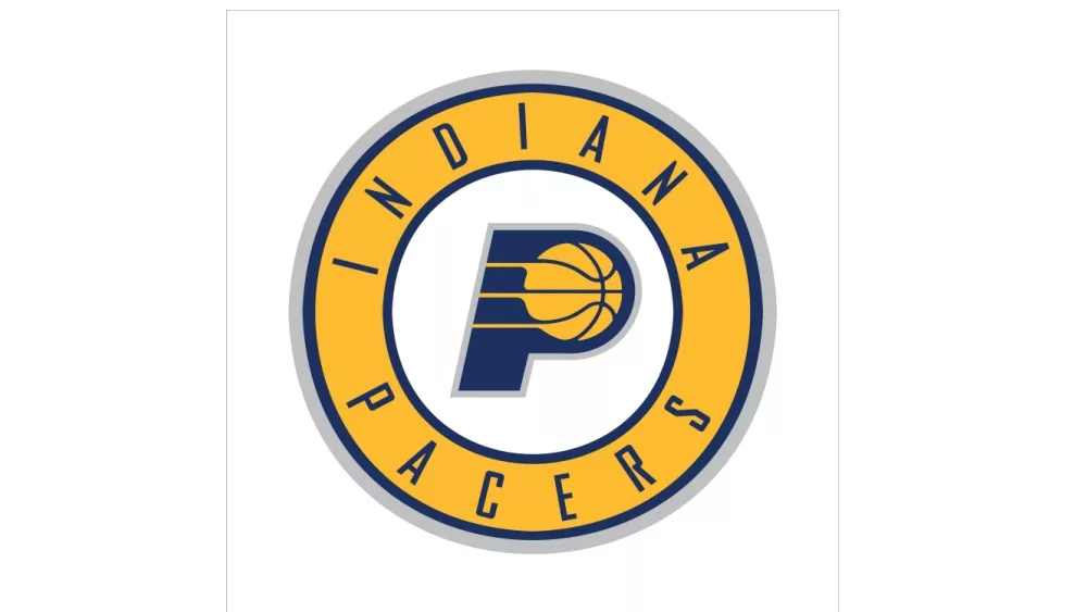 Indiana Pacers logotype. Vector basketball club logo. basketball.