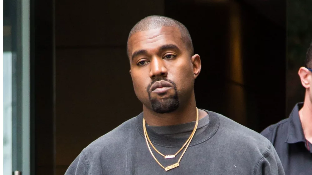 Kanye West is seen exiting her hotel on September 3^ 2016 in New York City.