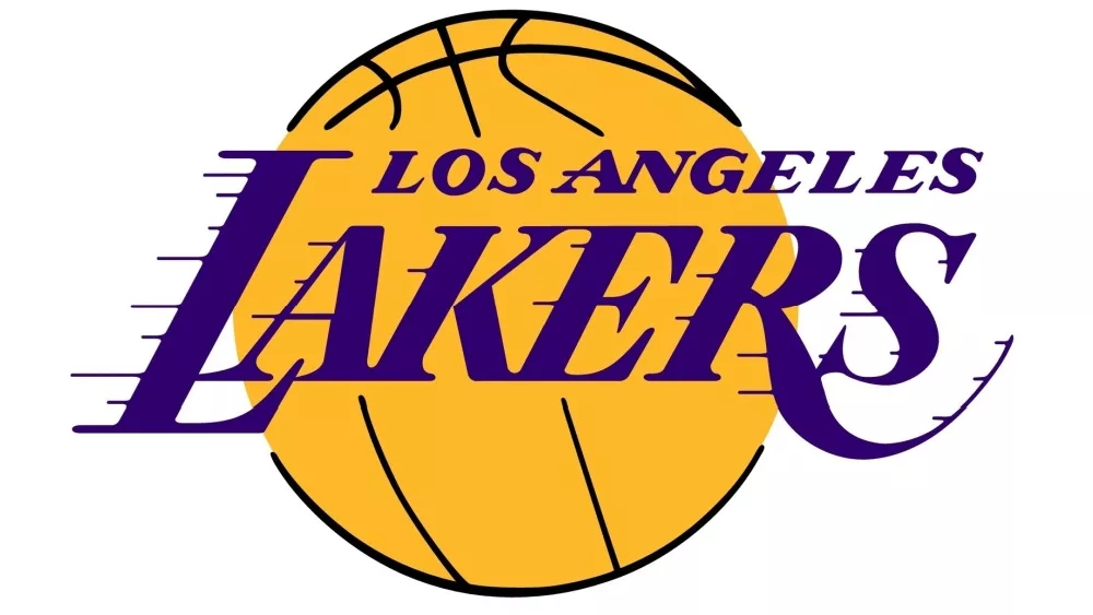 Los Angeles Lakers Vector Logo. American basketball team sign.