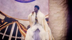 Concert of Lil Nas X at Rock Werchter Festival Werchter^ Belgium. June^^ 29 2023