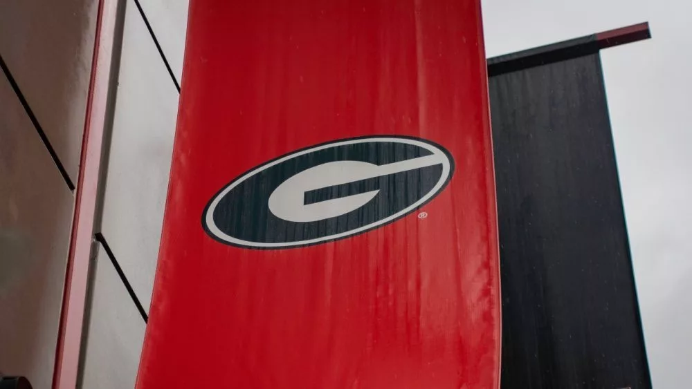 Athens^ Georgia - February 6^ 2020: University of Georgia bulldogs logo
