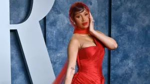 Cardi B at the 2023 Vanity Fair Oscar Party at the Wallis Annenberg Center. BEVERLY HILLS^ CA. March 12^ 2023