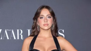 Tate McRae attends 2022 Harper's Bazaar ICONS Bloomingdale's 150th Anniversary on September 09^ 2022 in New York City.