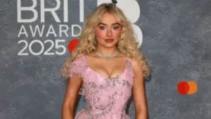 Sabrina Carpenter attends The BRIT Awards 2025 at Intercontinental Hotel at The O2 in London^ England. London^ United Kingdom - March 01^ 2025