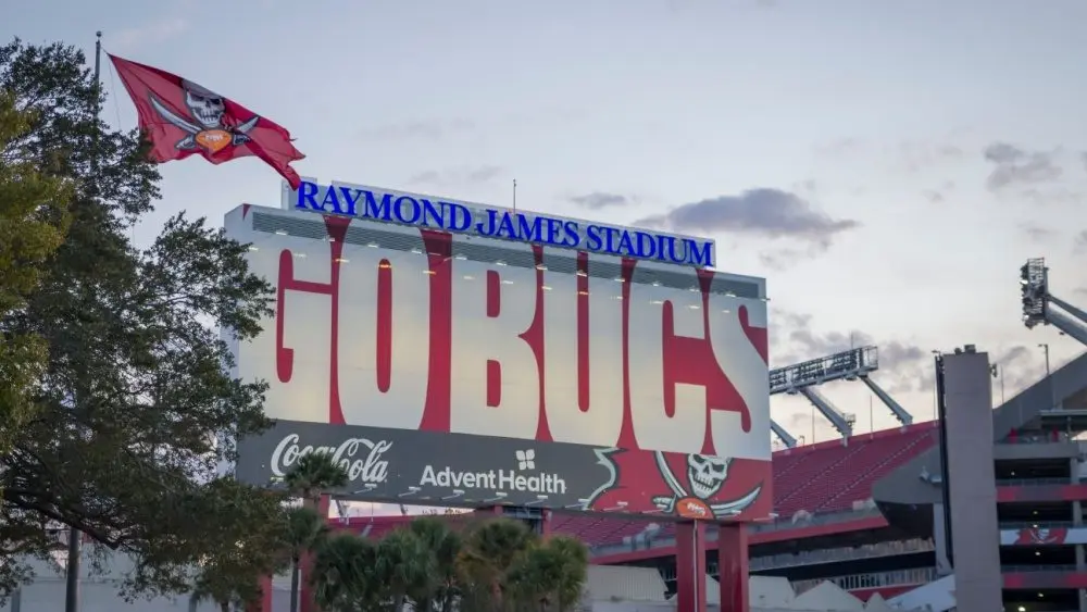 Tampa Bay Buccaneers' Raymond James NFL Football Stadium Tampa^ Florida - February 1^ 2022