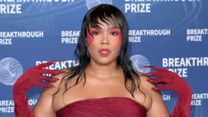 Lizzo at the 11th Breakthrough Prize Awards at Barker Hangar. Santa Monica^ CA. 02MAR2025